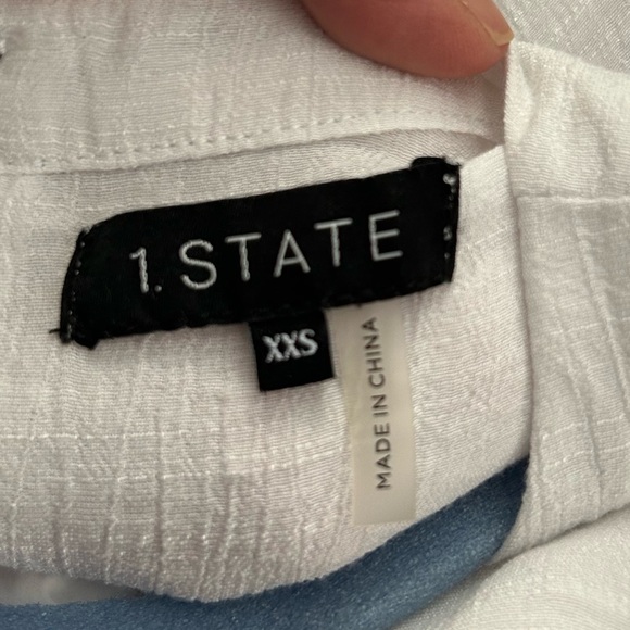 1. State Drop Shoulder Tie Front Dress Size XXS - Picture 5 of 6